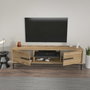 Hanah Home Eslem Soporte para TV Roble y Negro